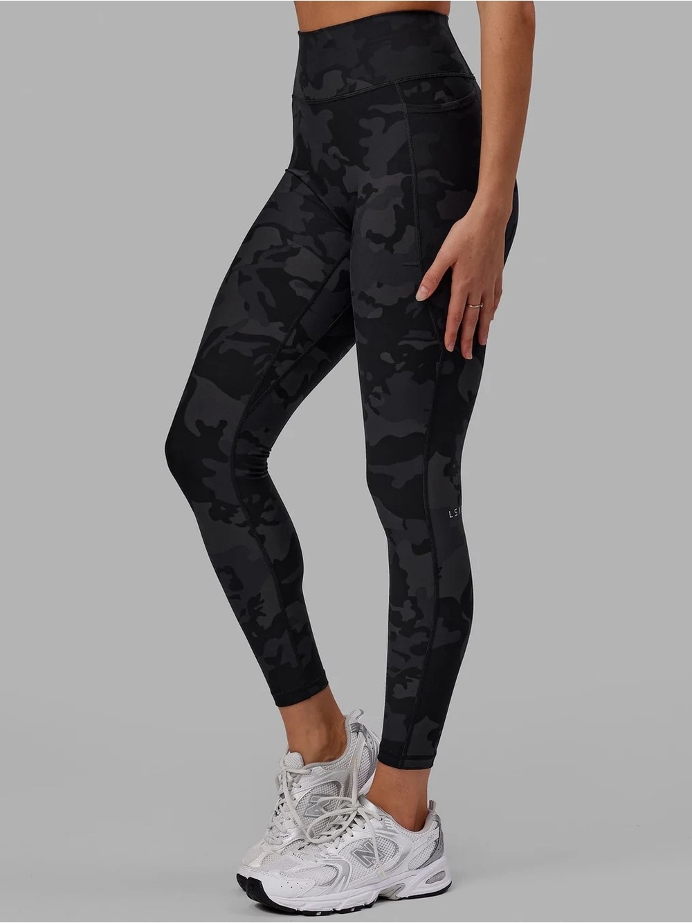 NWT LSKD Fusion Ultra High Rise Full Length Legging Pockets Camo Size 2XL
